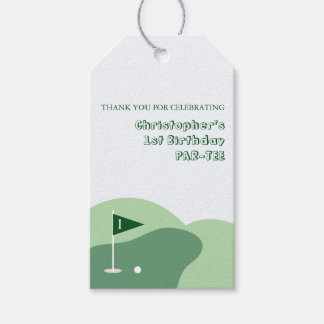 Étiquettes-cadeau Golf Boy 1st Birthday