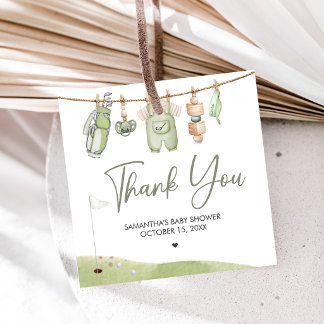 Étiquettes Cadeau Golf Little Putter Baby Shower