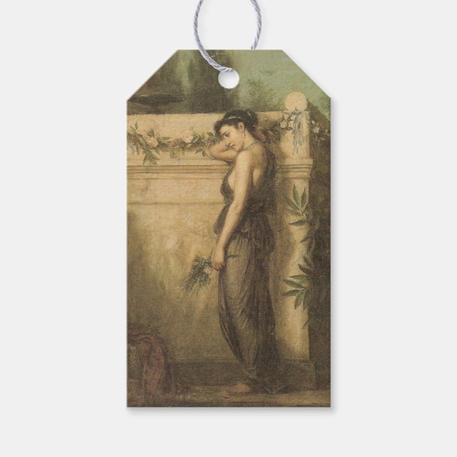 Étiquettes-cadeau Gone Mais Pas Oublié (John William Waterhouse) (Devant)