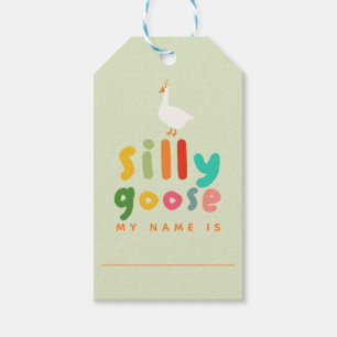 Étiquettes-cadeau Goose Adoption Stuffie Anniversaire Favoriser