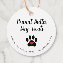 Étiquettes Cadeau Gourmande Naturelle Treat Chien