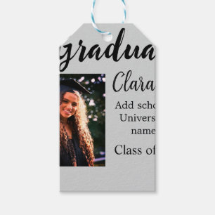Étiquettes-cadeau Graduation ajouter nom classe de 20xx félicitation
