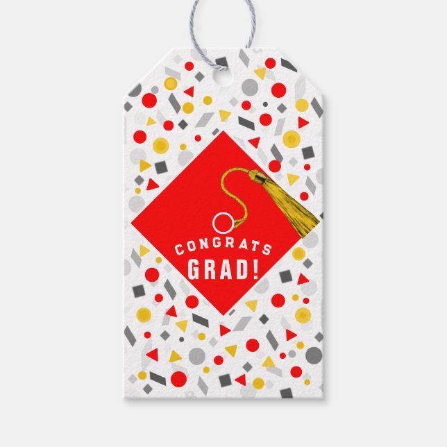Étiquettes-cadeau Graduation Félicitations Balises cadeaux (Devant)