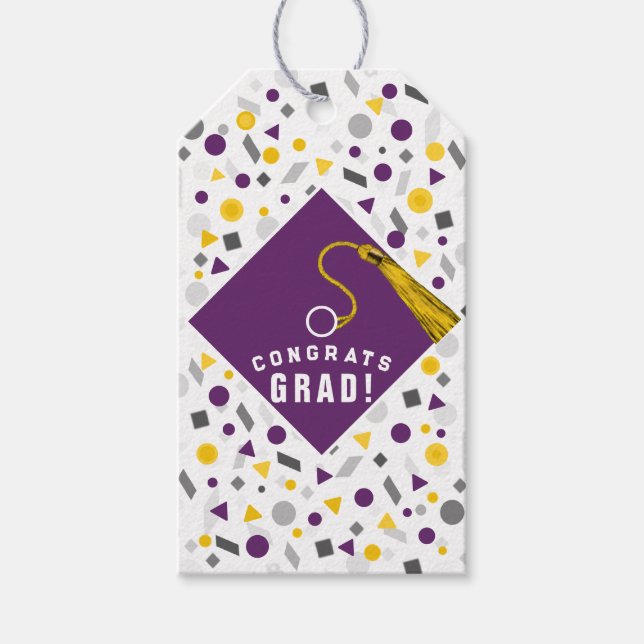 Étiquettes-cadeau Graduation Félicitations Balises cadeaux (Devant)