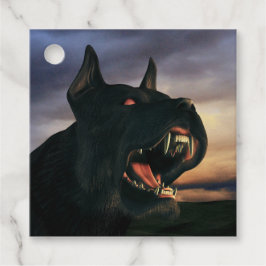 Étiquettes Cadeau Grand chien noir