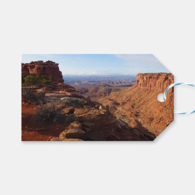 Étiquettes-cadeau Grand View Point dans le parc national des Canyonl (Devant (Horizontal))
