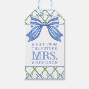 Étiquettes-cadeau Grandmillennial Topiary Future Mrs
