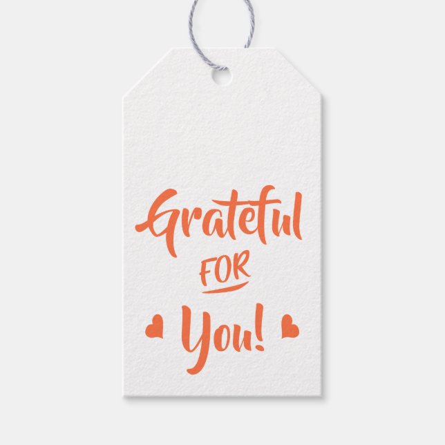 Étiquettes-cadeau Gratuit Pour Vous, Thanksgiving (Devant)