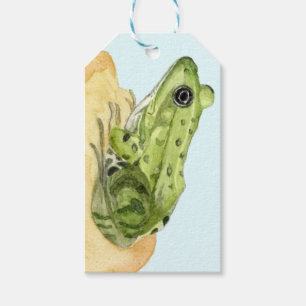 Étiquettes-cadeau Grenouille verte