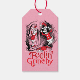 Étiquettes-cadeau Grinch Se sentir grincheux