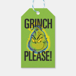 Étiquettes-cadeau Grincheux Snarky S'il vous plaît, citez le Grinc