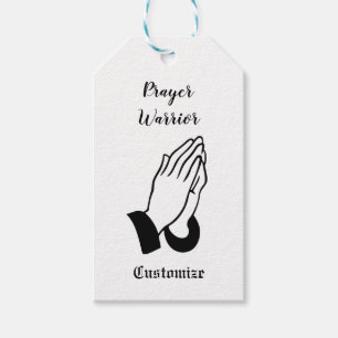 Étiquettes-cadeau Guerrier de prière prier Thunder_Cove