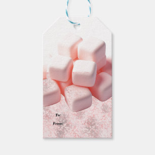 Étiquettes-cadeau Guimauves Roses Douces