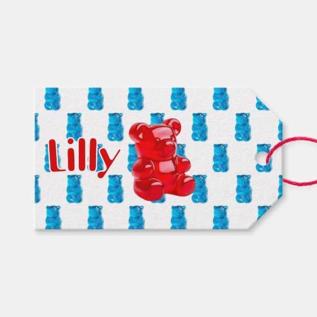 Étiquettes-cadeau Gummy Jelly  (Devant (Horizontal))