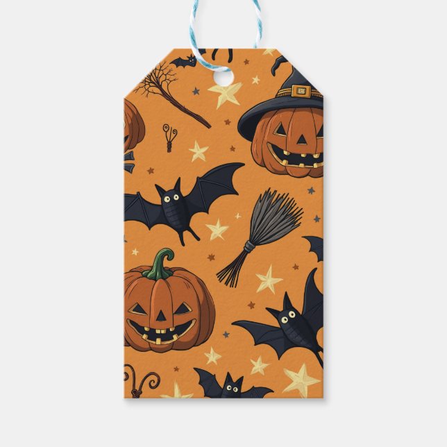 Étiquettes-cadeau Halloween (Devant)