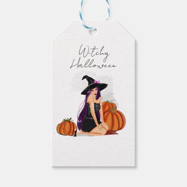 Étiquettes-cadeau Halloween (Devant)