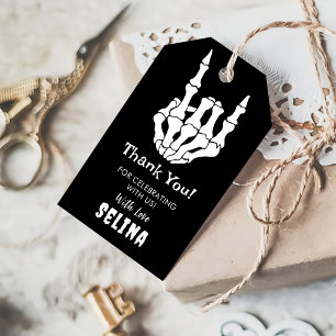 Étiquettes-cadeau Halloween Anniversaire Squelette Halloween