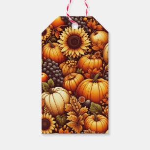 Étiquettes-cadeau Halloween/Automne/Automne/citrouille