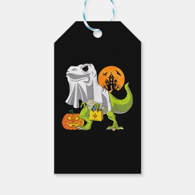 Étiquettes-cadeau Halloween citrouille (Devant)