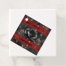 Étiquettes Cadeau Halloween éffrayant vampire
