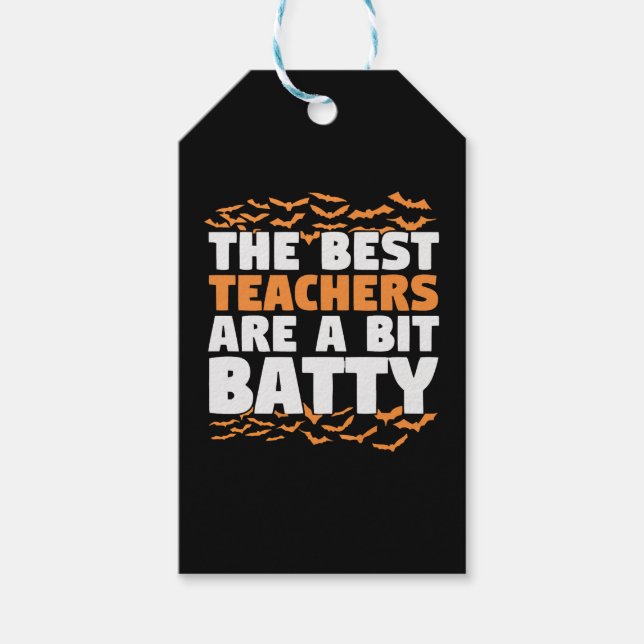 Étiquettes-cadeau Halloween enseignant (Devant)