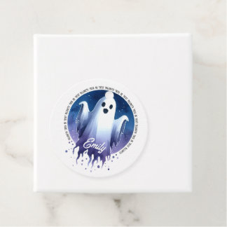 Étiquettes Cadeau HALLOWEEN Friandise ou Farce Fantôme de Nuit