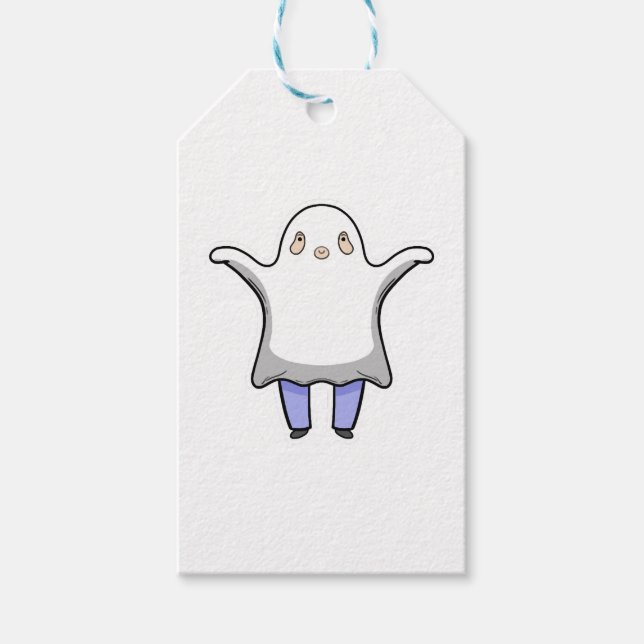 Étiquettes-cadeau Halloween Ghost (Devant)