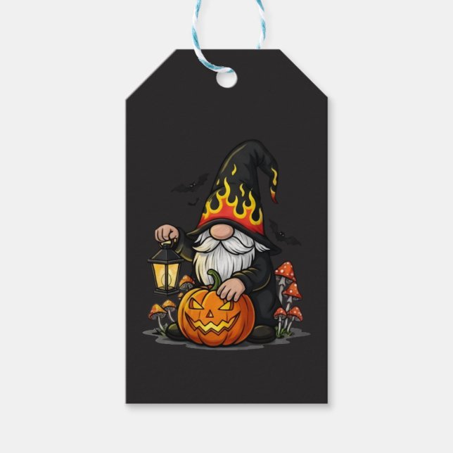 Étiquettes-cadeau Halloween Gnome Gift Tag (Devant)