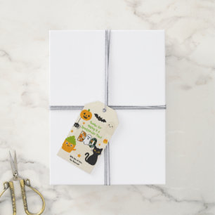 Étiquettes-cadeau Halloween modifiable - Little Monster Bash -