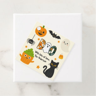 Étiquettes Cadeau Halloween modifiable - Little Monster Bash -