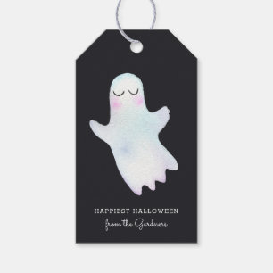 Étiquettes-cadeau Halloween petit fantôme