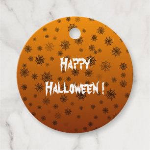 Étiquettes Cadeau Halloween Spider Web