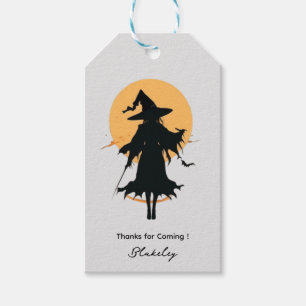 Étiquettes-cadeau Halloween unique Wicked Witch