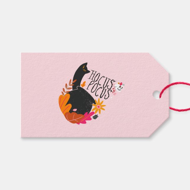 Étiquettes-cadeau Halloween vibes ・ Hocus Pocus (Devant (Horizontal))
