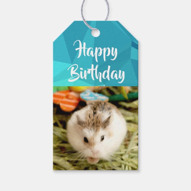 Étiquettes-cadeau Hammyville - Cute Hamster (Devant)