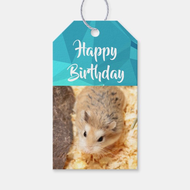 Étiquettes-cadeau Hammyville - Cute Hamster (Devant)
