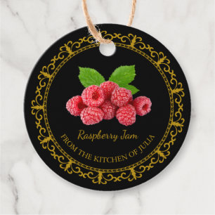 Étiquettes Cadeau Hang de jambe de framboise maison vintage Tag l No