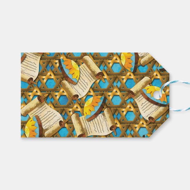 Étiquettes-cadeau Hanukkah Gift Tag (Devant (Horizontal))
