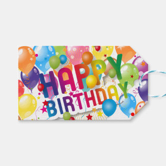 Étiquettes-cadeau Happy Birthday Gift Tag 