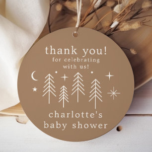 Étiquettes Cadeau Happy Camper Merci