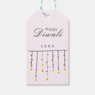 Étiquettes-cadeau Happy Diwali moderne personnalisable
