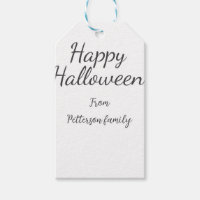 Happy Halloween ajouter le nom de famille calligra