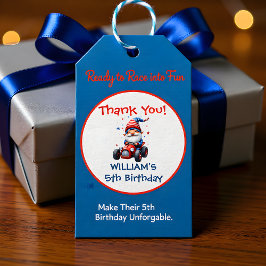 Étiquettes-cadeau Happy Independence Day Cute Gnome Birthday