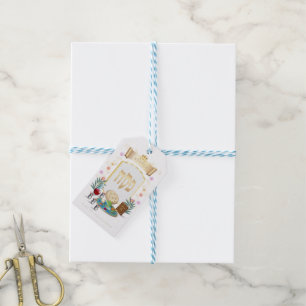 Étiquettes-cadeau Happy Passover Holiday Kosher Pesach Seder