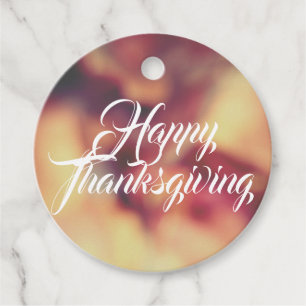 Étiquettes Cadeau Happy Thanksgiving