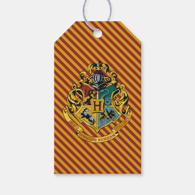 Étiquettes-cadeau Harry Potter | Anniversaire de Hogwarts (Devant)