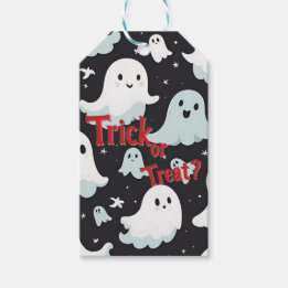 Étiquettes-cadeau Hauned House Trick Treat Halloween