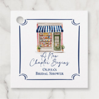Étiquettes Cadeau Her New Chapter Begins Book themed Bridal Shower