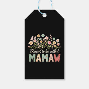 Étiquettes-cadeau Heureuse d'être appelée Mamaw