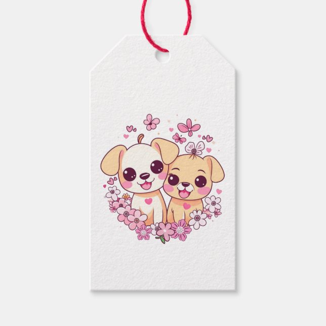 ÉTIQUETTES-CADEAU HEUREUSE SAINTE-VALENTIN ! (Devant)